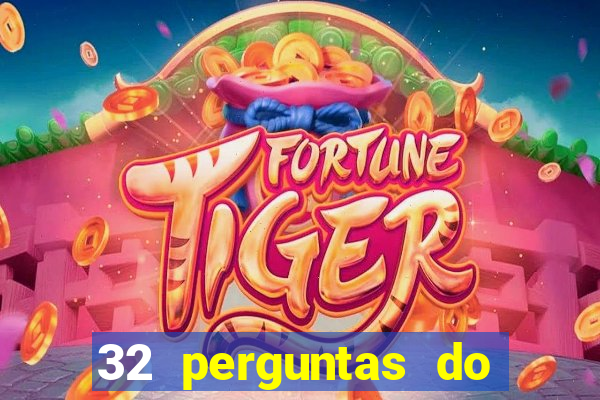 32 perguntas do livro do destino